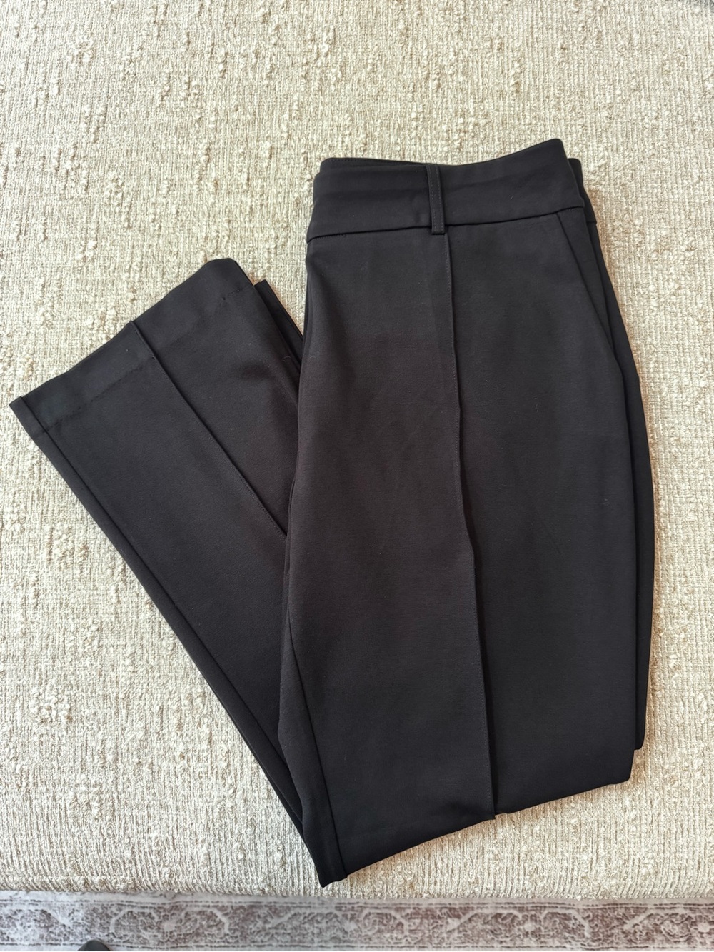 Jules & Leopold Black High-Waist Trousers